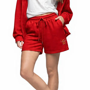 Shorts de sport pour femmes en molleton d'été, taille haute, respirants, chauds, pour la course à pied, la salle de sport, le fitness - Product Image 4