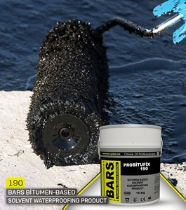 Probitufix 190, el Más Vendido, Revestimiento de Membrana Impermeabilizante Líquido a Base de Solvente con Contenido de Betún y Caucho para Techos y Sótanos - Product Image 1