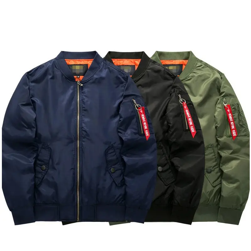 도매 새로운 디자인 작풍 핫 세일 고품질 겨울 재킷 주문 남자의 폭격기 재킷