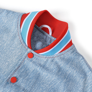 Blouson aviateur en laine de qualité supérieure de l'État du Delaware, personnalisé, brodé, imperméable, coupe-vent, réversible, fermeture éclair, printemps - Product Image 5