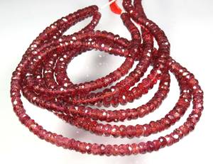 Perles de pierres précieuses de grenat africain naturel de haute qualité, micro-facettées, forme ronde, briolette, 4,5-5 mm, 14 pouces, en vrac, pour collier - Product Image 6