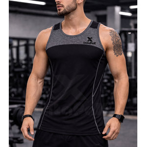 เสื้อกั๊กออกกำลังกายแบบลำลองถักระบายอากาศได้ดีสำหรับผู้ชายผ้าฝ้ายแห้งเร็ว100% สำหรับฝึกกีฬา - Product Image 5