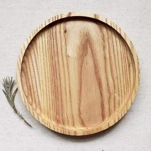 ALTERNATIVE Assiette à salade en bois Plateau de service Boîte de pin Thème d'amour Bateau ovale Bonbons Biscuits Nourriture Fruits Décoration de la maison Cadeau - Product Image 1