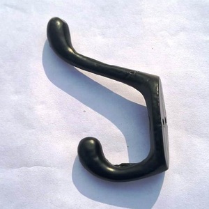 Antique Black Triple Classic <b>Hook</b> Multifunctional Cast Iron Vintage Brass-Plastic <b>Coat</b> <b>Rack</b> for Plain Wall Handmade for House - Product Image 3