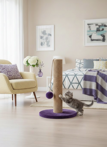 Grattoir pour chat Amistar Purple Dream de haute qualité, adapté à toutes les races et tailles de chats. - Product Image 3