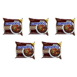 Pour Samyang Instant Jjajang Ramen Soupe Aux Haricots Noirs Nouilles 145g X 40 Sacs Traitement Frit Emballage En Vrac - Product Image 2