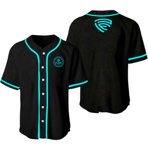 Venta al por mayor personalizado impreso poliéster béisbol Jersey camisetas jóvenes deportes uniforme de talla grande conjunto bordado ropa de softball - Product Image 2