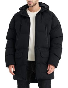 Veste bouffante à col montant pour hommes d'excellente qualité, tenue décontractée à capuche brillante pour l'hiver, veste bouffante personnalisée pour hommes - Product Image 3