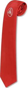 Royal Arch Masonic Regalia Craft Masons Neck knitted Woven Silk <b>Tie</b> Red/<b>White</b> Logo Fabric type100% Polyester - Product Image 4