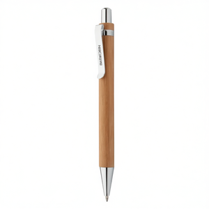 Penna a Sfera in Bambù Nero Ecologica Bashania, Gadget Sostenibile - Product Image 2