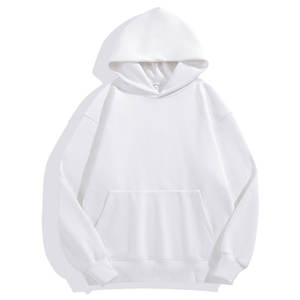 Meilleure vente pour les femmes 100% coton sweat à capuche surdimensionné pour les femmes poids lourd 320 Gsm respirant personnalisé brodé Logo doublé - Product Image 3