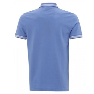 Polo unisexe personnalisé pour homme, T-shirt de golf à manches courtes, design formel en motif uni, en tissu tricoté en polyester - Product Image 3