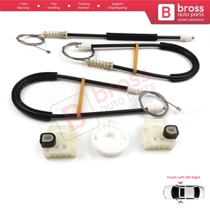 Kit de réparation de lève-vitre BWR558 pour porte avant Leon MK1 1M1 1999-2006 Toledo MK2 1M2 1998-2004 4/5 portes 1M0837461A 1M0837462A - Product Image 3
