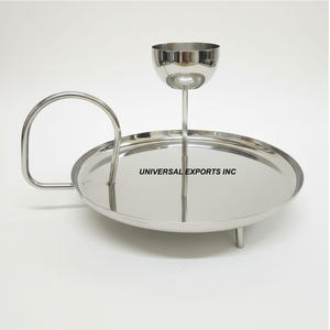 Bol à chocolat de luxe en acier inoxydable bol à chocolat nickelé fait à la main forme ronde concepteur nouveau bol à chocolat - Product Image 3