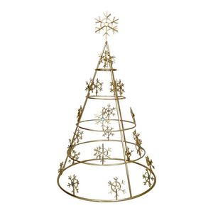 Árbol de Navidad de metal verde, ideal para fiestas navideñas glamorosas, estilos de decoración elegantes o configuraciones exclusivas de Winter Wonderland - Product Image 3