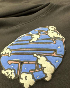 Chándal para mujer Puff Printed Sweat Suit Flare Hoodie y últimos conjuntos de pantalones Pantalones de chándal apilados hechos en Pakistán - Product Image 2