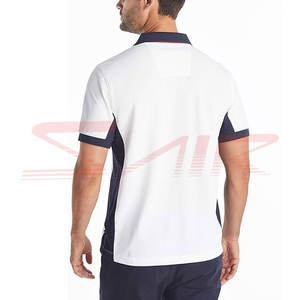 Polos pour hommes légers et respirants T-shirts en coton et fibre de bambou de couleur unie du Pakistan Polos pour hommes de haute qualité - Product Image 2