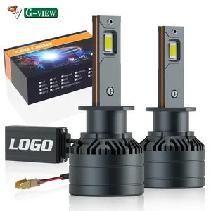 Gview G15 Car LED Light Canbus 12v 6000k Super Bright 110W H1 H4 Led Headlight