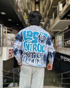 T-shirt vintage à manches longues en coton personnalisé de haute qualité T-shirt oversize lourd pour unisexe - Product Image 5