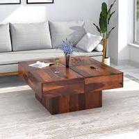 Table basse ronde en bois de conception moderne pour la maison pour le salon améliore les prix de gros de meubles d'hôtel pour les exportateurs indiens