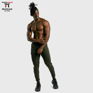 ขายส่งที่กำหนดเอง2022ทำการออกแบบของคุณเองปกติยิมสวมใส่สบายผู้ชายกางเกงวอร์มด้านข้างกระเป๋า - Product Image 5