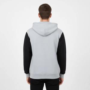 Sweat-shirt d'hiver pour homme de qualité supérieure, ensemble court à poche unie, personnalisable, respirant, séchage rapide, 100% coton - Product Image 2