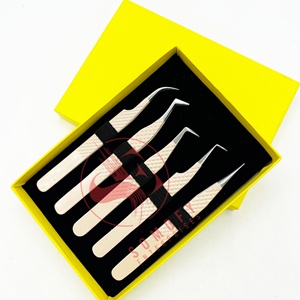 Pinzas para Pestañas Somofy Enterprises de Acero Inoxidable Duradero de 10 mm con Punta Dentada para Uso Profesional, Logotipo Personalizado - Product Image 5