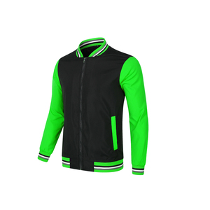 แจ็กเก็ตเบสบอลบอมเบอร์สำหรับผู้ชายแจ็กเก็ตเบสบอลตัวอักษรออกแบบได้เอง - Product Image 3