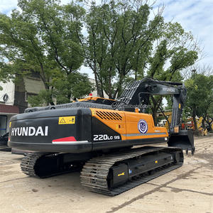 Excavadora de orugas hidráulica Hyundai 220LC-9S usada 2018-2023 modelo 20,4 toneladas peso de funcionamiento excelente estado bomba de motor de núcleo - Product Image 4