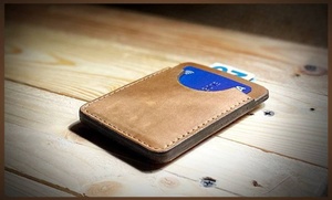 กระเป๋าใส่บัตรแบบบางมินิมอลลิสต์แบบมีช่องใส่บัตรทำจากหนังมีกระเป๋าด้านหน้าเป็นของขวัญที่ยอดเยี่ยมสำหรับ LCR-0039B - Product Image 4