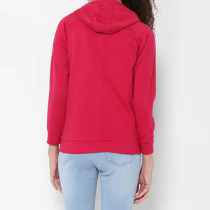 Fabricante profesional de moda para mujer Sudadera con capucha con cremallera completa Cordón Multicolor Mujeres Invierno Zip up Hoodies - Product Image 2