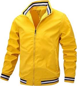 Vestes de mode en gros pour hommes – Tissu de haute qualité, motif uni, fermeture éclair sur le devant, toutes tailles disponibles pour l'hiver - Product Image 3