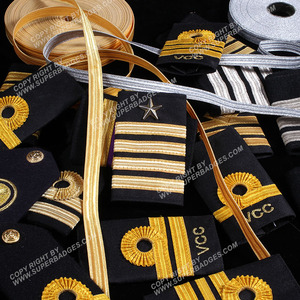 Epaulets Traditional Shoulder Boards for Aviators Factory <b>Uniform</b> Epaulets Pilot Shoulder Boards Rank Accessories - Product Image 5