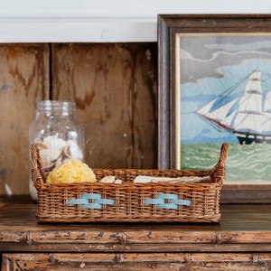 ถาดหวายอเนกประสงค์สวยงามพร้อมที่จับทำจากเวียดนามถาดเสิร์ฟของตกแต่งสไตล์วินเทจไม่เหมือนใครสำหรับใส่อาหารและเครื่องดื่ม - Product Image 6