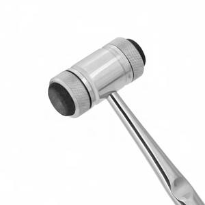 Martillo de Hueso con Discos de Plástico Intercambiables Manuales de 17 cm, 26 mm, 320 g, Acero Inoxidable AISI 304 de Alta Calidad para Cirugía Dental - Product Image 4