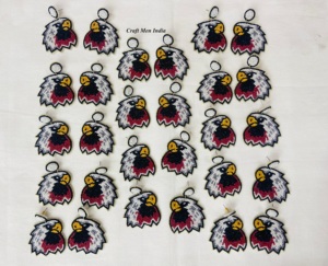 Pendientes de cuentas bordados chapados en oro de lujo personalizados de alta calidad clásicos para bodas fiestas uso diario regalo chapado en rodio - Product Image 5