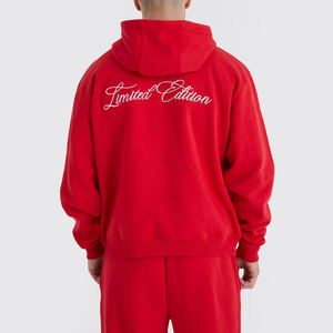 Ensemble sweat à capuche zippé en coton et pantalon de survêtement doux et confortable pour hommes et femmes - Product Image 6