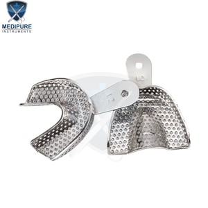 Juego de Bandejas de Impresión Dental de Acero Inoxidable de Alta Calidad, Autoclavables, Herramientas de Impresión Dental para Dentistas, Instrumentos Dentales - Product Image 4