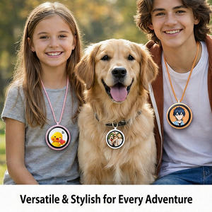 Badge électronique intelligent Bluetooth 6.0 avec contrôle via l'application Tuya, idéal pour les fans d'anime, affichage d'images <span class=keywords><strong>GIF</strong></span> vidéo - Product Image 5