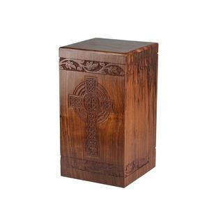 Urnes en bois fabriquées à la main pour cendres arbre de vie urne en palissandre pour cendres humaines urnes funéraires pour animaux de compagnie pour chiens cendres boîte en bois - Product Image 6