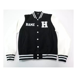 แจ็กเก็ตเบสบอลคอตั้งเสื้อแจ็คเก็ตผ้าแคนวาสมีโลโก้ตามความต้องการของลูกค้าใหม่ - Product Image 1