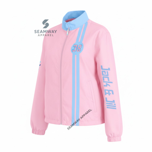 แจ็คแอนด์จิล ออฟ อเมริกา เสื้อแจ็คเก็ตผ้าคอตตอนทวิลสำหรับผู้หญิง เสื้อแจ็คเก็ตมอเตอร์สปอร์ต เสื้อแจ็คเก็ตนักขี่มอเตอร์ไซค์สมรรถนะสูง - Product Image 2