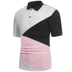 Polos unisex personalizados 100% algodón piqué manga corta antiarrugas transpirable con logotipo poliéster spandex hombres polos - Product Image 2