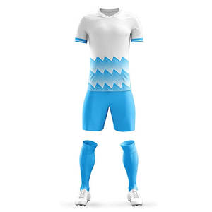Uniformes de Football personnalisés directement usine, uniformes de Football en Polyester léger, respirant et avec Design personnalisé, meilleure vente - Product Image 5