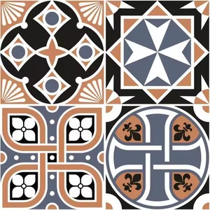 กระเบื้อง400x400mm ปูพื้นที่จอดรถเครื่องเคลือบดินเผาดิจิทัลขนาด40x40ซม. ดีไซน์แบบโมร็อกโกป้องกันการลื่น - Product Image 5