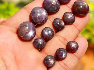 Cabujón de Rubí Estrella Rojo Rosado Natural de 6 Rayos, Hecho a Mano, de Alta Calidad, Encerado/Aceitado, Piedra Certificada para Joyería, Gemas Sueltas - Product Image 3