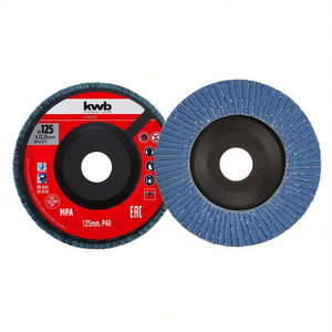 Disco de Láminas para Amoladora KWB de 125 mm, Grano P40, Expert 795644 - Discos de Amolado de Alto Rendimiento - Product Image 2