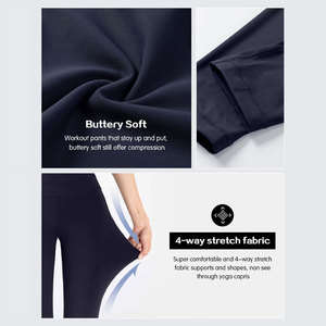Custom womens high waisted <b>leggings</b> OEM breathable fabric high elasticity gymwear suitable for team branding and promotions - Product Image 4