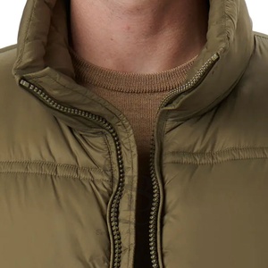 2025 vente chaude usine en gros veste bouffante pour hommes col montant logo personnalisé hommes doudoune veste bouffante OEM entretenu - Product Image 6
