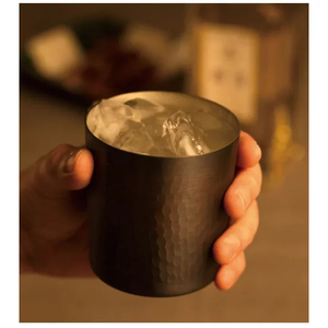 Vaso de acero inoxidable martillado Premium de 300ml, copa de mula de Moscú para Bar, accesorios para bebidas, Material de Metal - Product Image 2